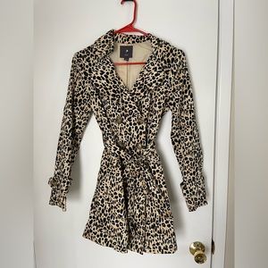 Leopard Date Peacoat Jacket